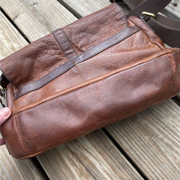 Fossil leather crossbody bag - Picture 6 of 9